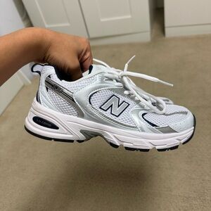 ‼️LAST CHANCE SALE‼️ White Silver and Navy Athletic Shoes